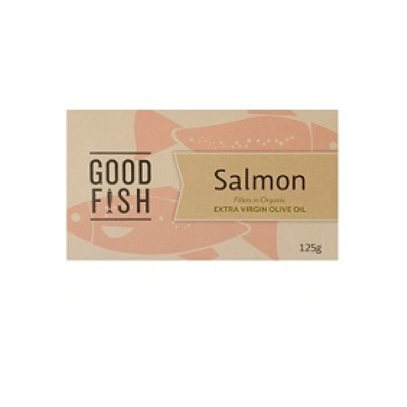 Salmon Olive Oil Can 120g by GOOD FISH